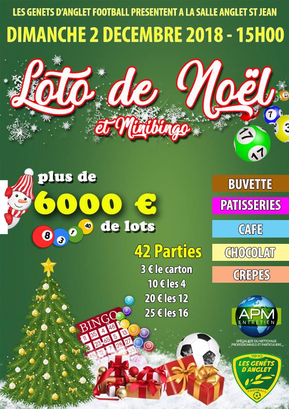 LE LOTO DE NOËL les Genêts d'Anglet