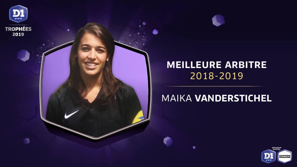 MAIKA MEILLEURE ARBITRE DE DIVISION 1 FEMININE