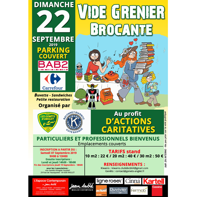 VIDE GRENIERS - PARKING CARREFOUR BAB2