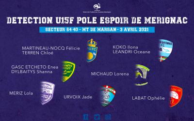 DETECTION U15 FEMININE POLE ESPOIR DE MERIGNAC