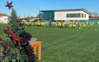 VISITE DU PERE NOEL A L'ECOLE DE FOOT